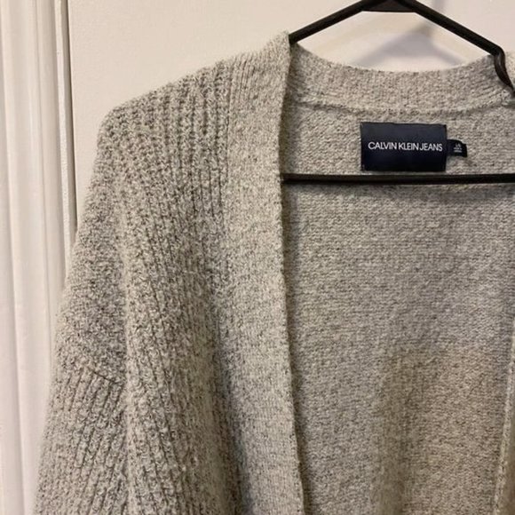 CK Jeans Grey Knit Cardigan - Picture 4 of 4